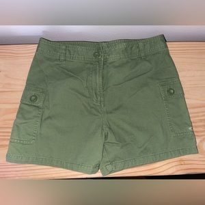 Oakley cargo shorts green y2k style